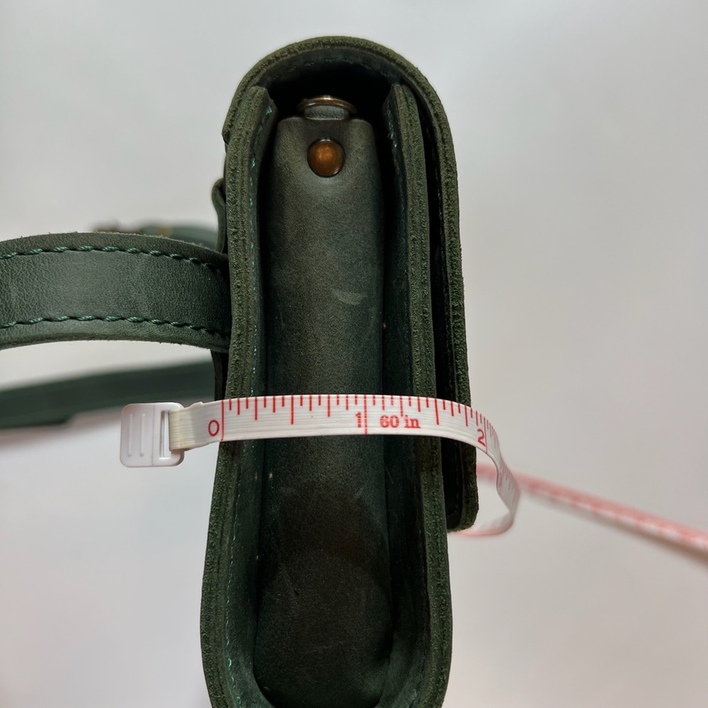 Green Leather Crossbody Bag - Picture 9 of 15